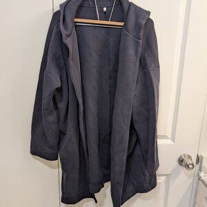 Muji navy outerwear